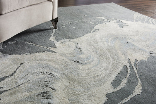 Christopher Guy Wool & Silk Collection CGS22 CHIC GREY Rug - Love-Rugs alternate image