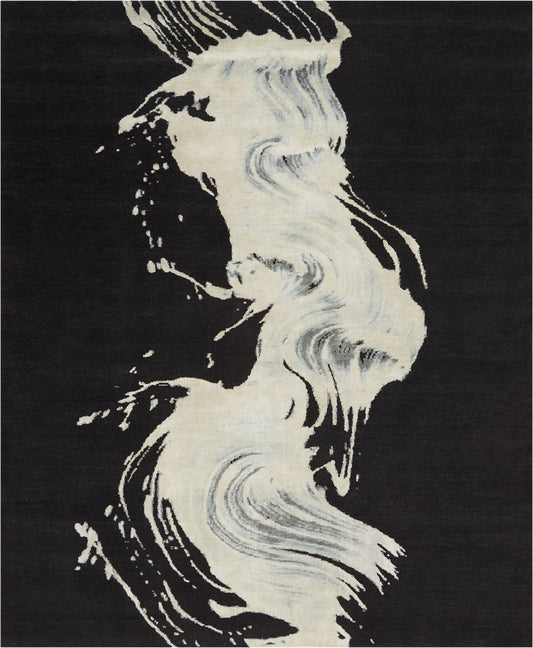 Christopher Guy Wool & Silk Collection CGS22 NOIR Rug - Love-Rugs