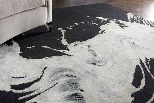 Christopher Guy Wool & Silk Collection CGS22 NOIR Rug - Love-Rugs alternate image