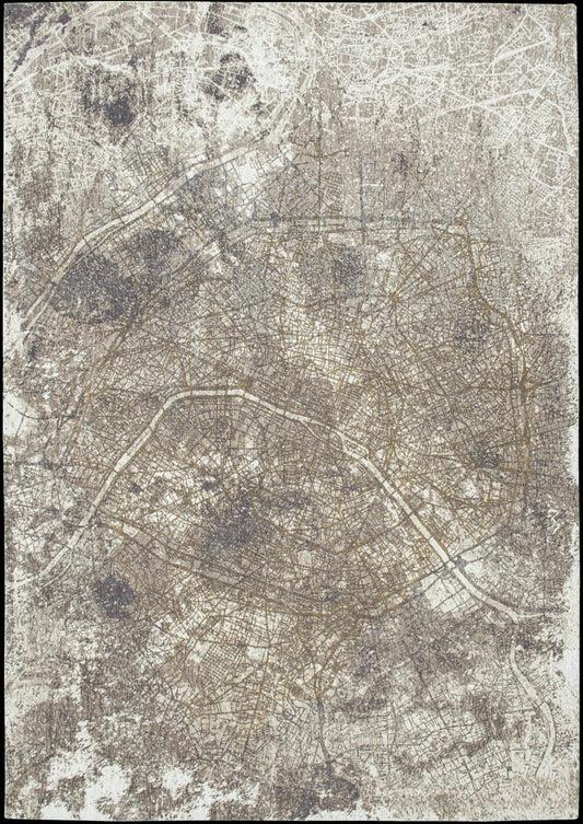 Cities Paris Space Trip 9322 Rug - Love-Rugs