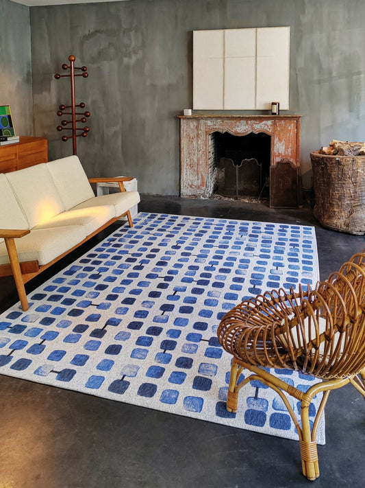 Cobblestone Amparo Blues 9348 Rug - Love-Rugs alternate image