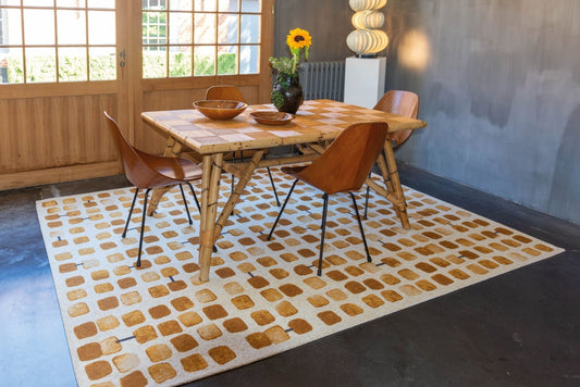 Cobblestone Peach Party Rug - Love-Rugs alternate image