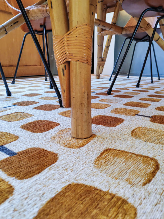 Cobblestone Peach Party Rug - Love-Rugs alternate image