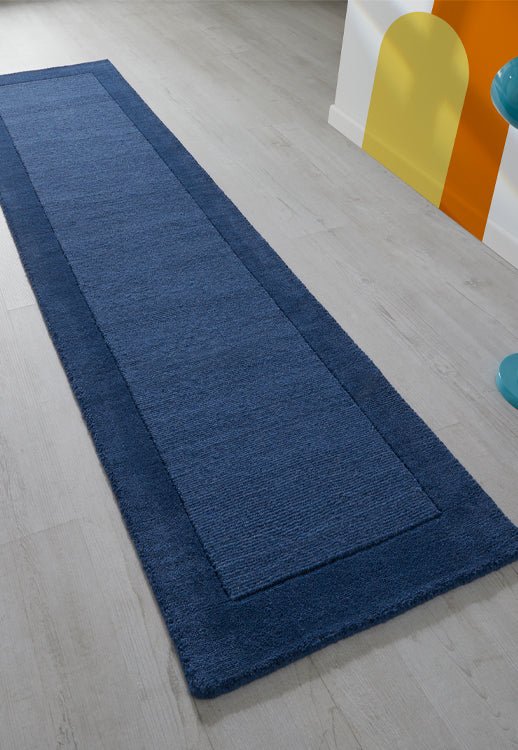 Colours Blue Runner Rug - Love-Rugs