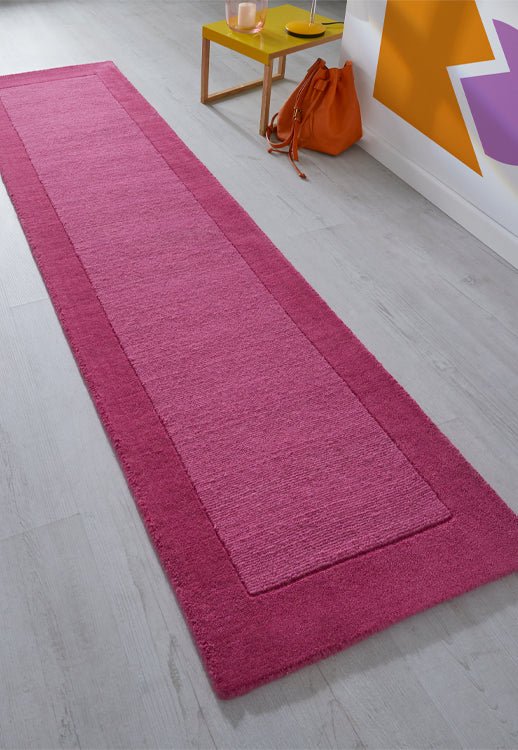 Colours Pink Runner Rug - Love-Rugs