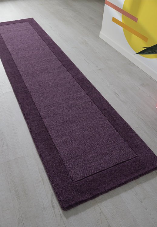 Colours Purple Runner Rug - Love-Rugs