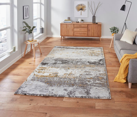 Craft 19788 Grey / Ochre Rug - Love-Rugs alternate image