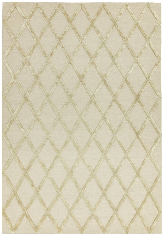 Dixon Gold Diamond Rug - Love-Rugs