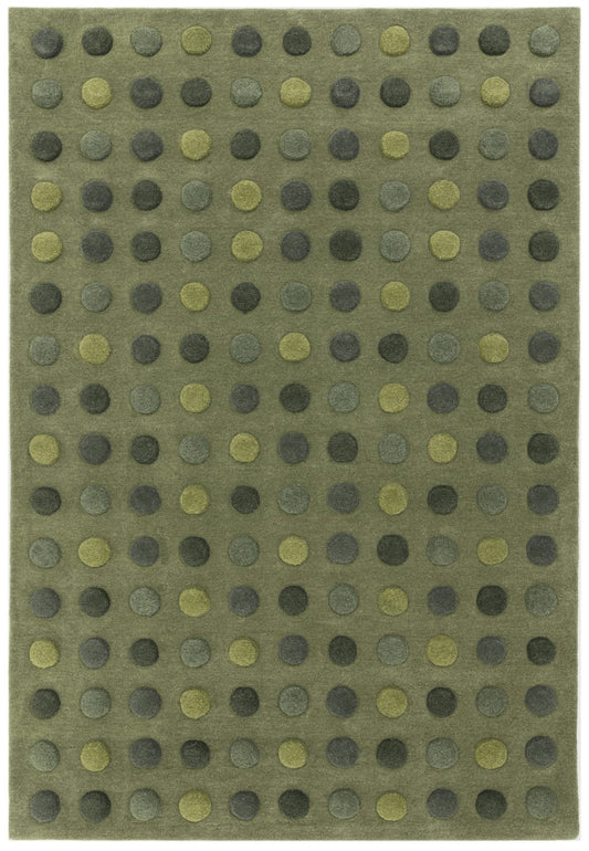 Dotty Green Rug - Love-Rugs