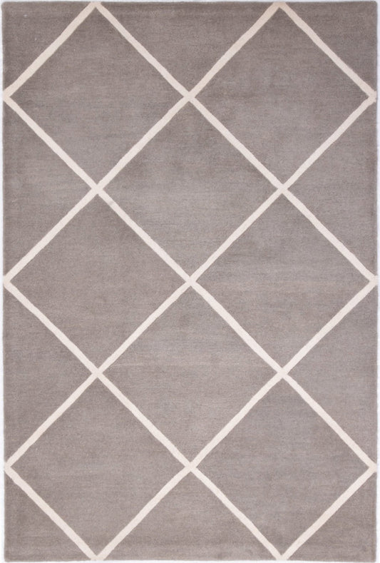 Ecco Diamond Grey Rug - Love-Rugs