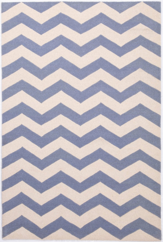 Ecco Ecc202 Blue White Rug - Love-Rugs