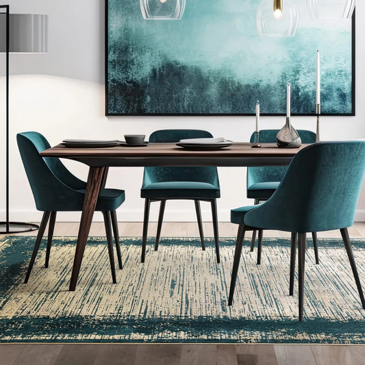 Elodie Emerald/Gold Rug - Love-Rugs alternate image