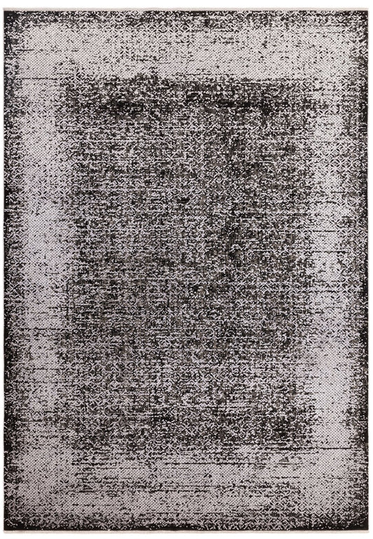 Elodie Silver/Black Rug - Love-Rugs