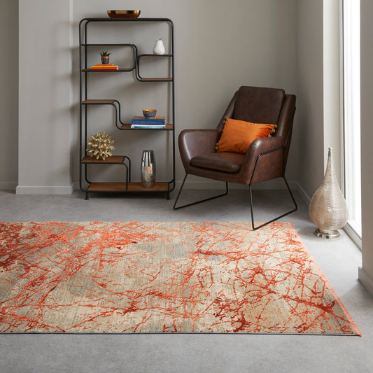 Emerald EMR101 Orange Rug - Love-Rugs alternate image