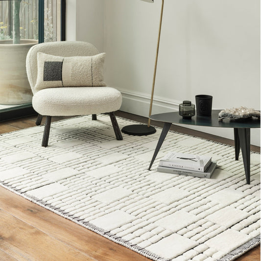 Empire Cream/Black Rug - Love-Rugs alternate image