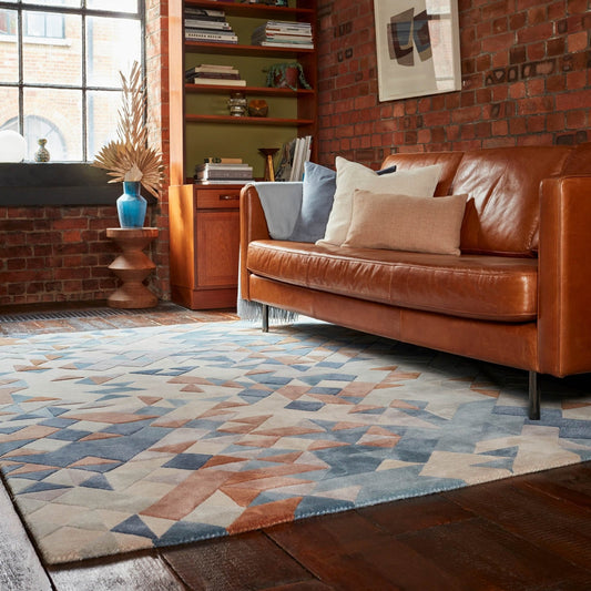 Enigma Blue Multi Rug - Love-Rugs alternate image
