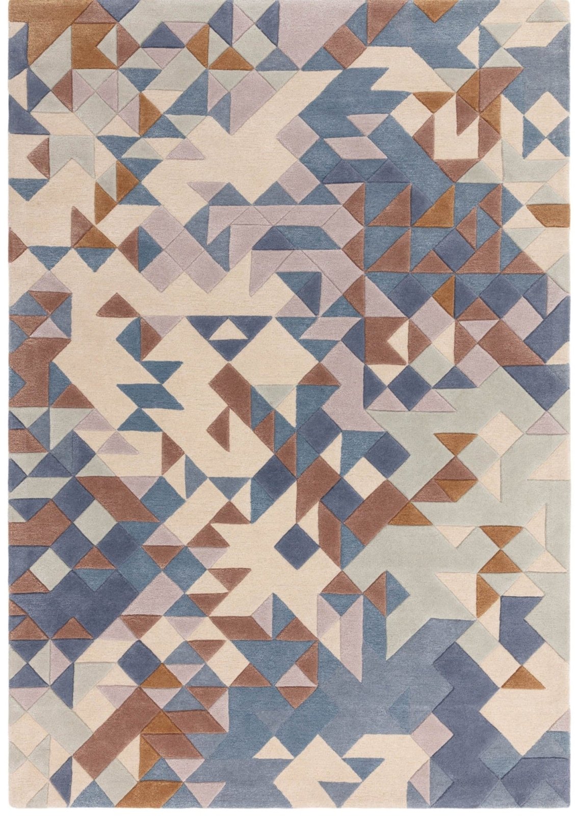 Enigma Blue Multi Rug - Love-Rugs