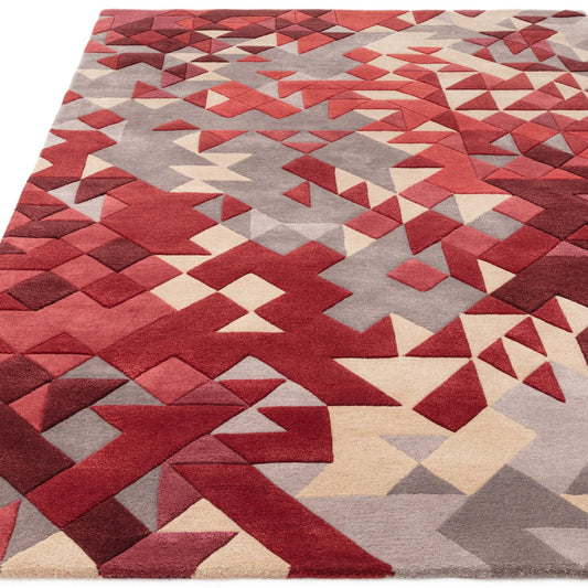 Enigma Red Multi Rug - Love-Rugs alternate image
