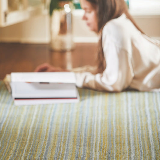 Fine Stripes Ochre Rug - Love-Rugs alternate image