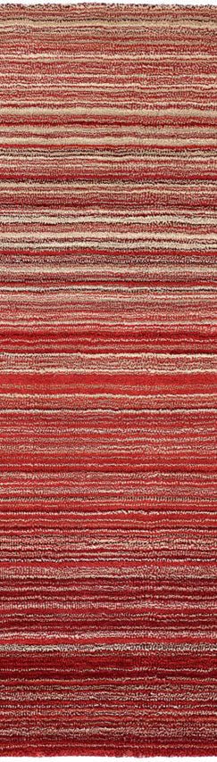 Fine Stripes Red Runner Rug - Love-Rugs