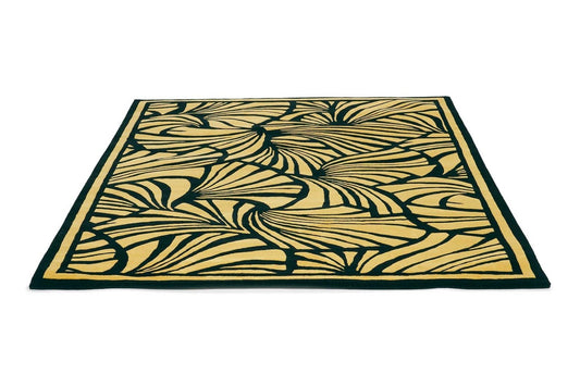 Florence Broadhurst Japanese Fans Gold 039305 Rug - Love-Rugs alternate image
