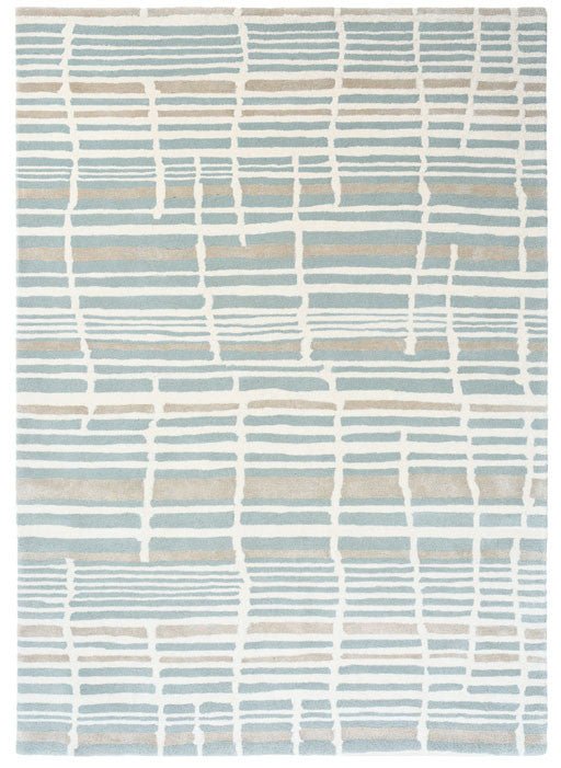 Florence Broadhurst Tortoiseshell Stripe Jade 039808 Rug - Love-Rugs