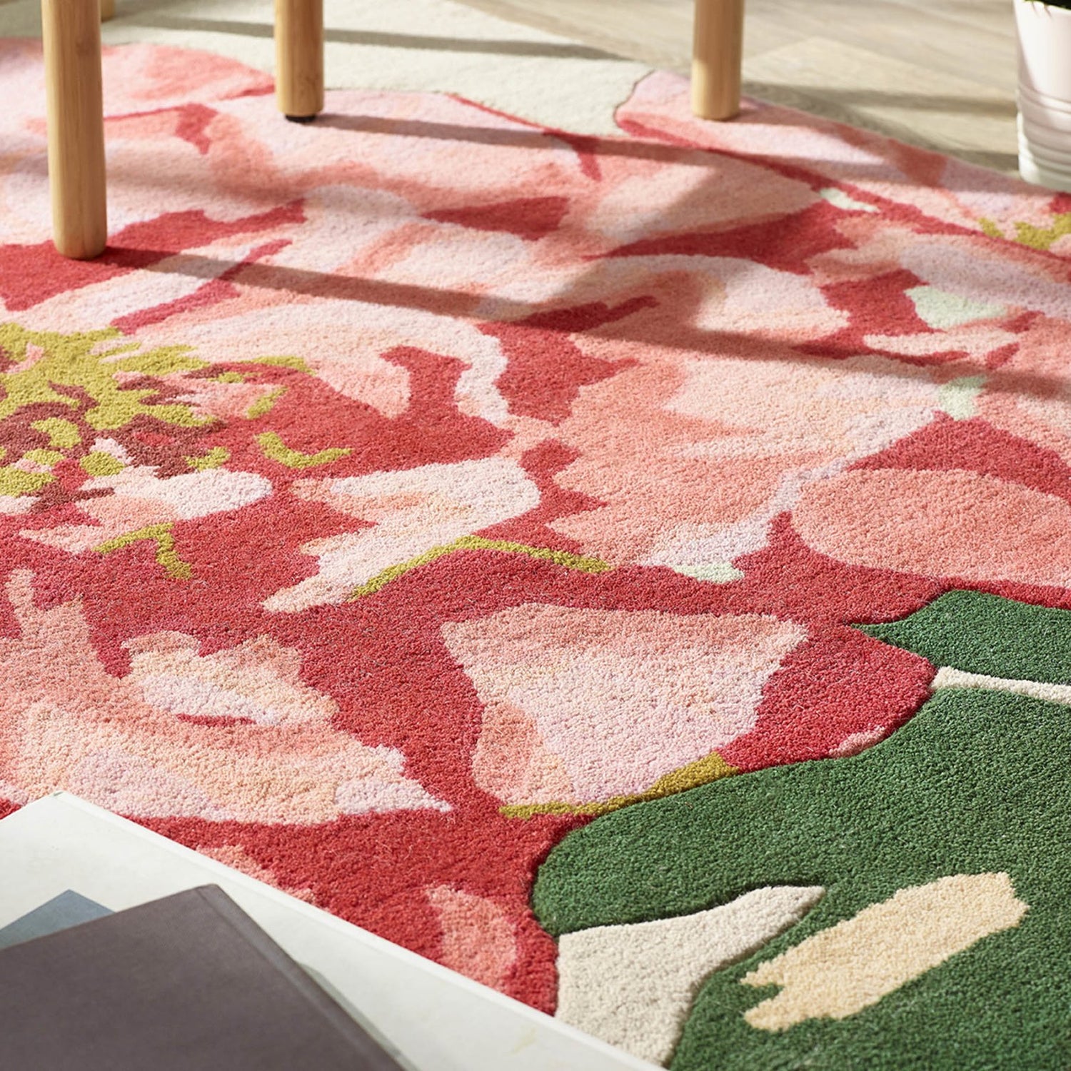 Flowerburst Flowerpop Pink Rug LoveRugs