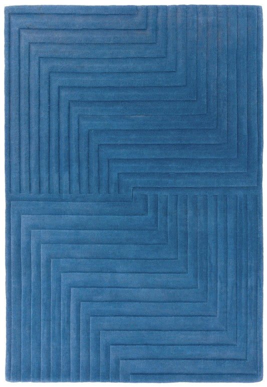 Form Blue Rug - Love-Rugs