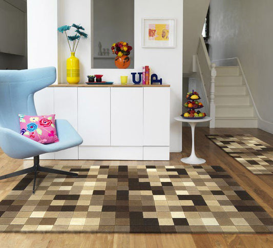 Funk Natural Boxes Rug - Love-Rugs alternate image