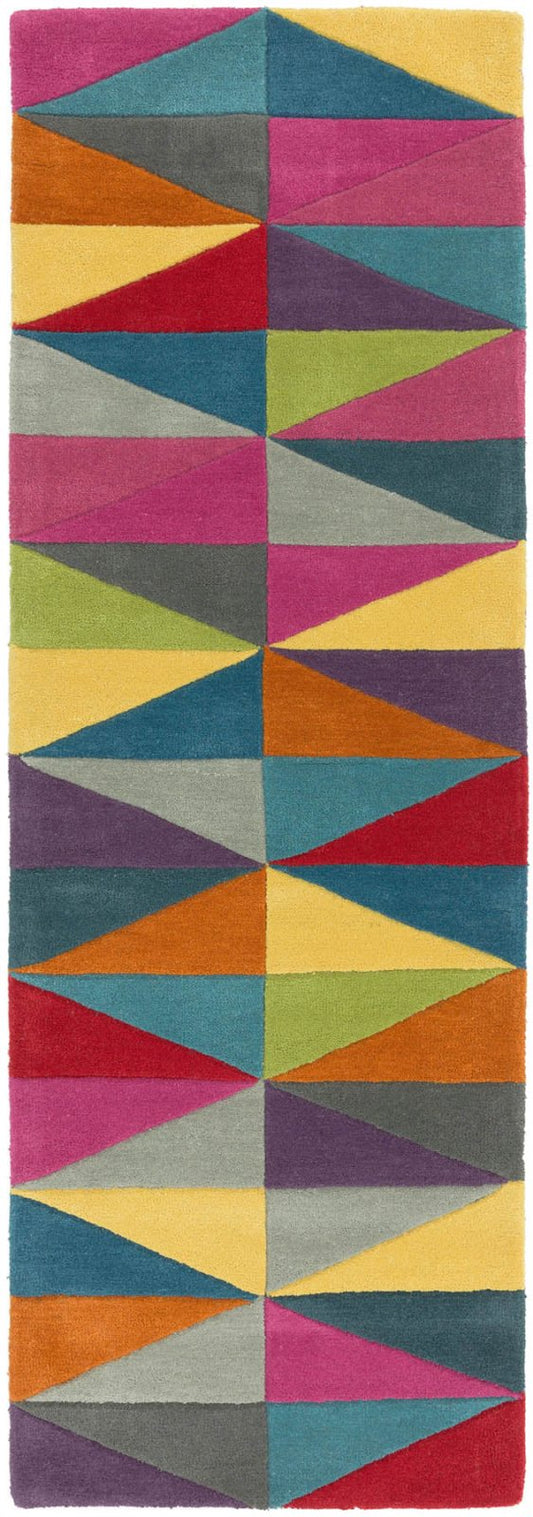 Funk Triangles Runner Rug - Love-Rugs