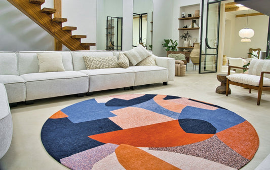 Gallery Shapes Carpe Diem 9368 Round Rug - Love-Rugs alternate image