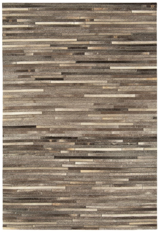 Gaucho Stripe Dark Grey Rug - Love-Rugs