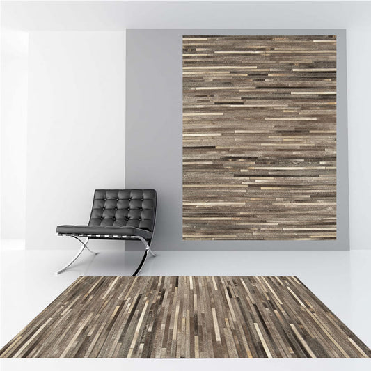 Gaucho Stripe Dark Grey Rug - Love-Rugs alternate image