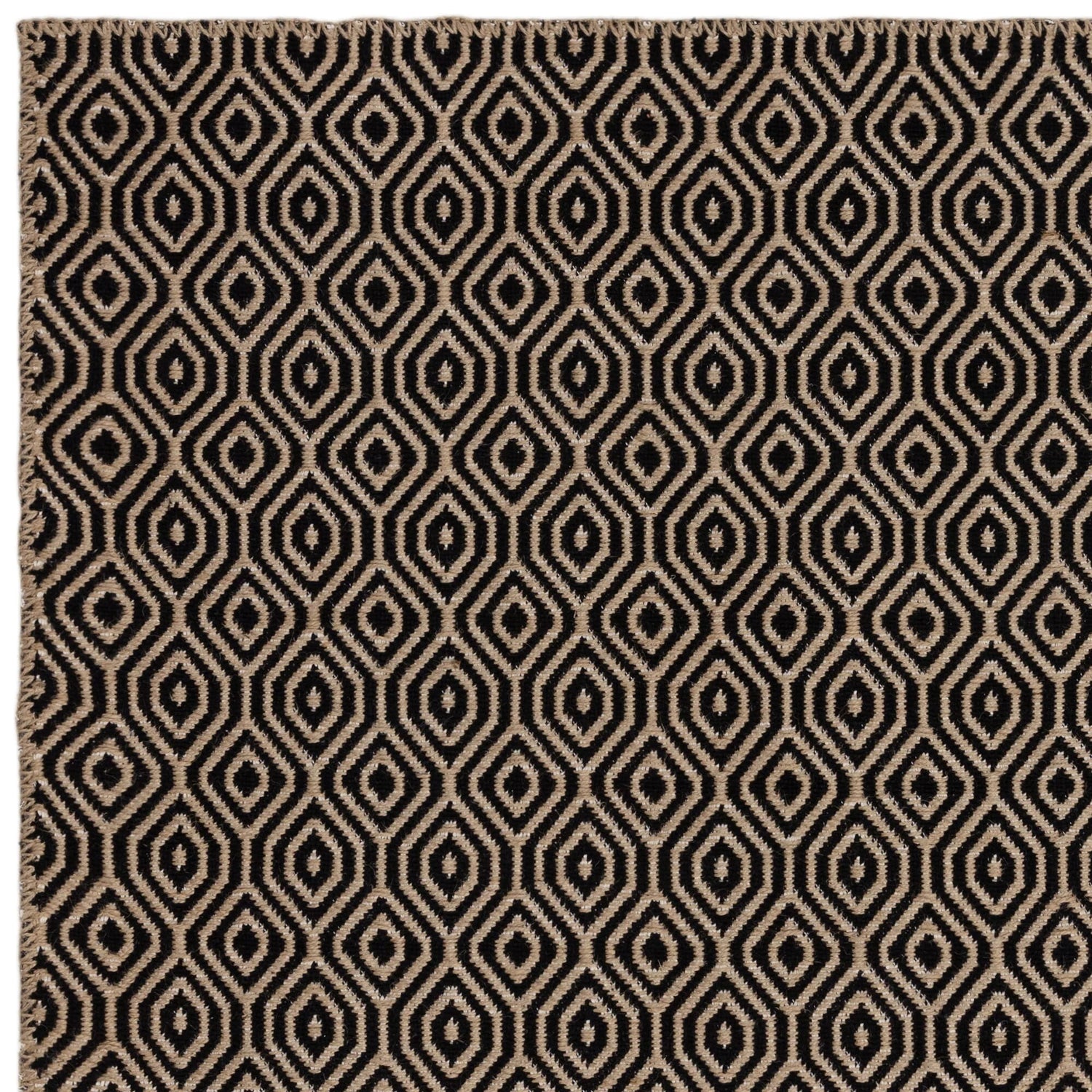 Global Black Mosaic Rug - Love-Rugs