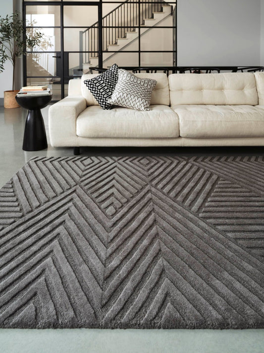 Hague Charcoal Rug - Love-Rugs alternate image