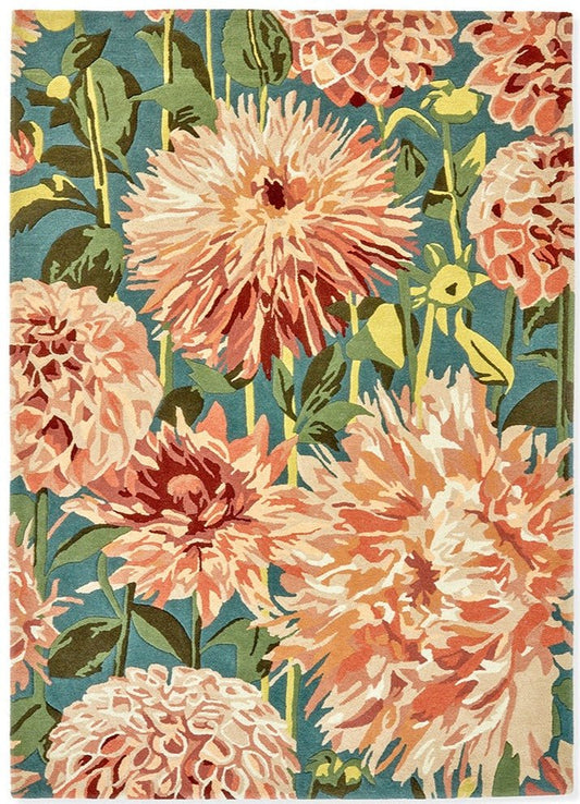 Harlequin Dahlia Coral/Wilderness 142408 - Love-Rugs