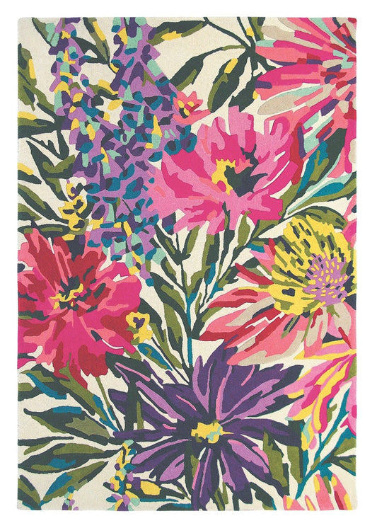 Harlequin Floreale Fuschia 44905 Rug - Love-Rugs