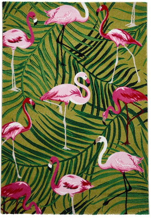 Havana 2349 - Green/Pink Rug - Love-Rugs alternate image