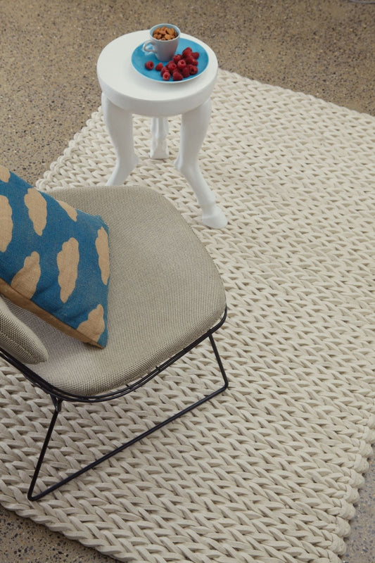 Helix Ivory Rug - Love-Rugs
