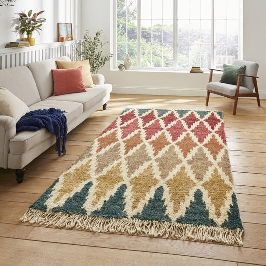 Hemp 21470 Multi Rug - Love-Rugs