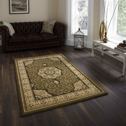 Heritage 4400 - Green Rug - Love-Rugs