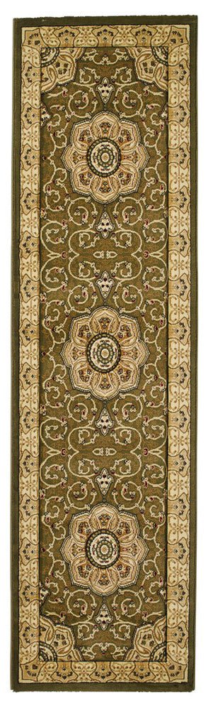 Heritage 4400 Green Runner Rug - Love-Rugs alternate image