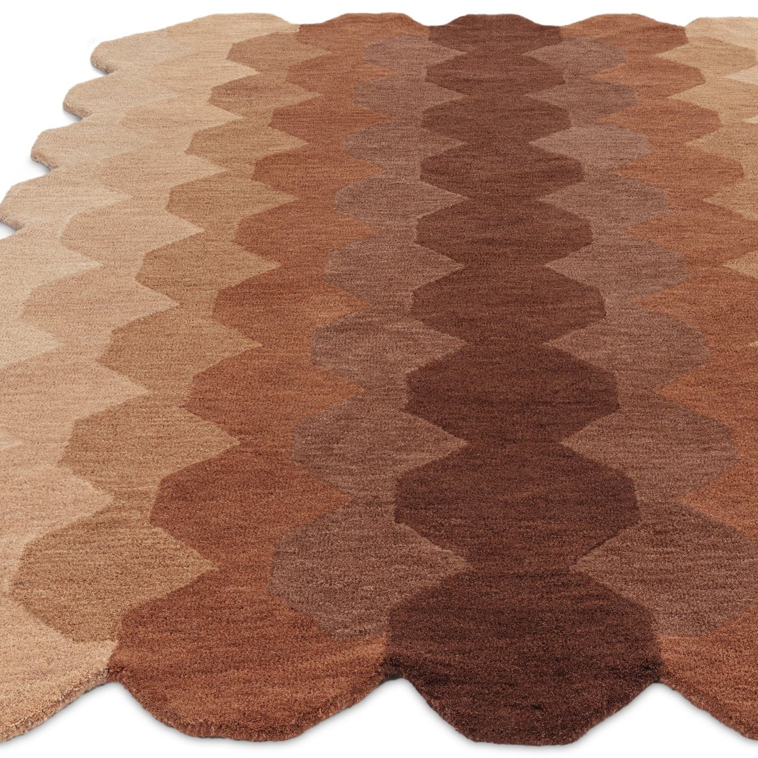 P2w Rust Rug Hive Rust Rug – Love-Rugs