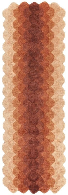 Hive Rust Runner Rug - Love-Rugs alternate image