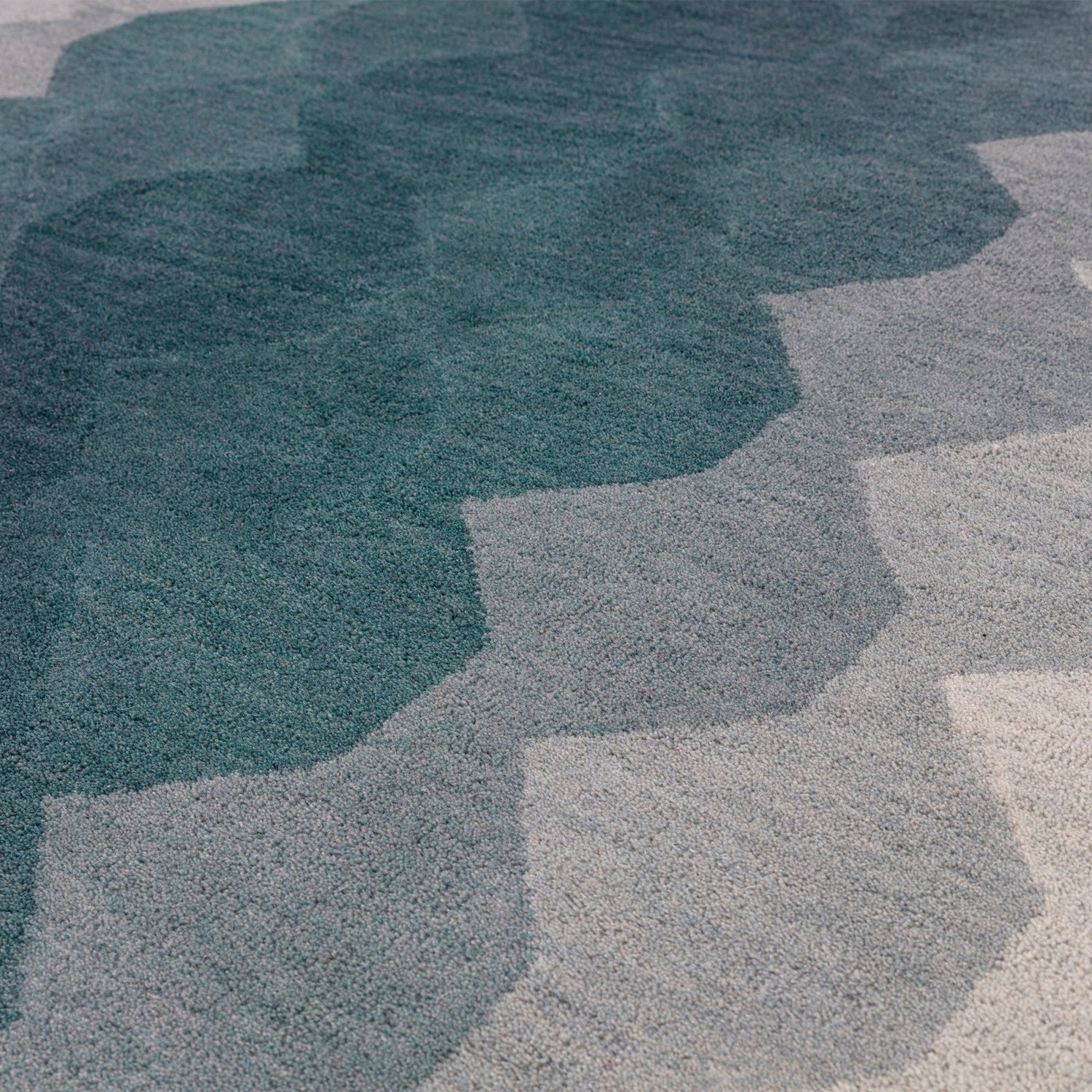 Hive Teal Rug - Love-Rugs