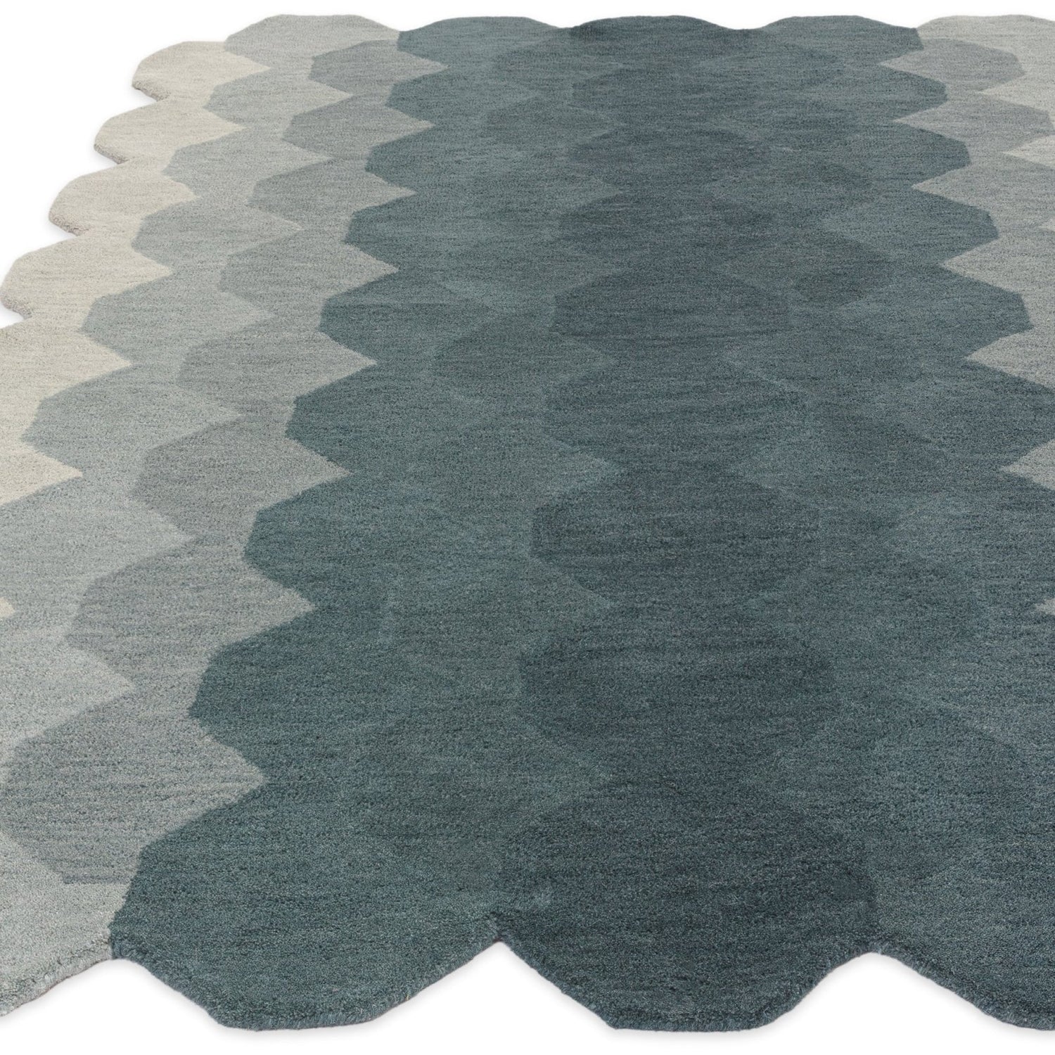 Hive Teal Rug - Love-Rugs