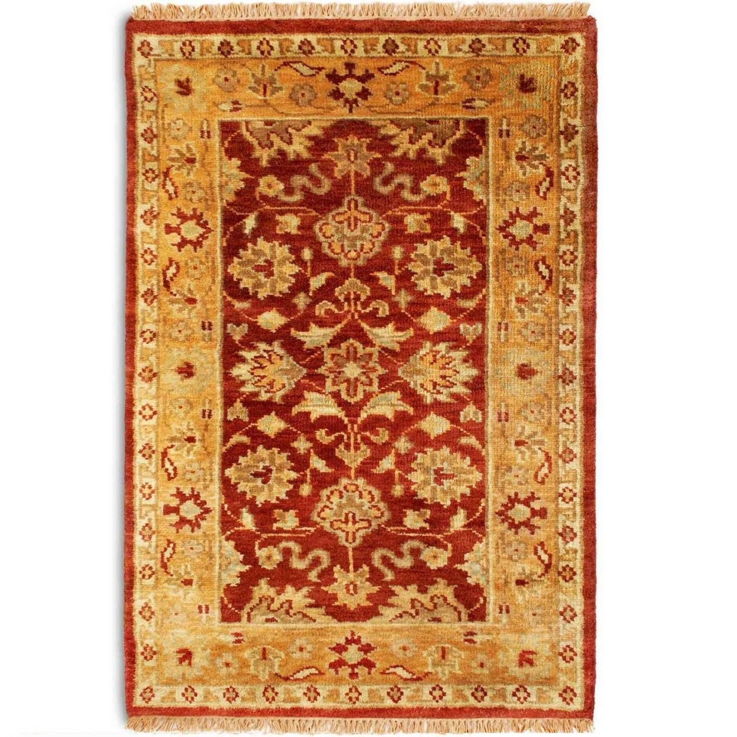 Indian Taj Agra Rust Rug - Love-Rugs