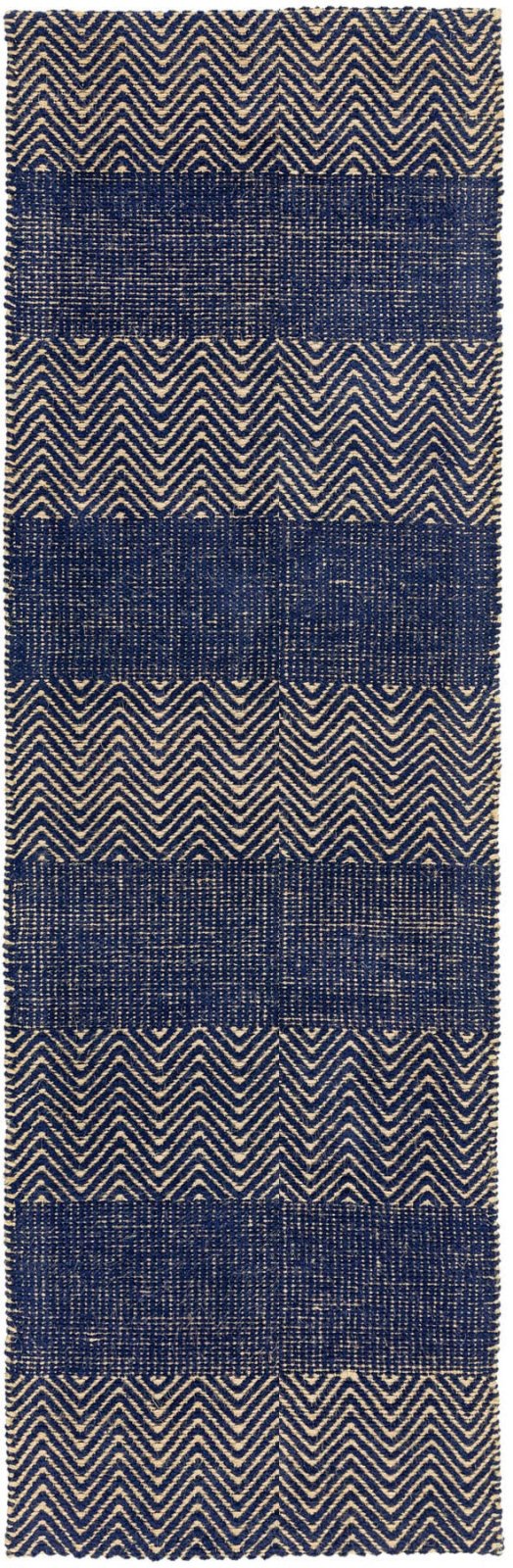 Ives Blue Runner Rug - Love-Rugs
