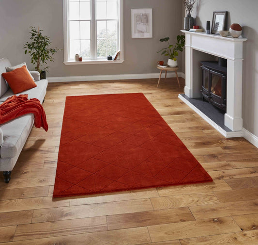 Kasbah KB2025 Terracotta Rug - Love-Rugs alternate image