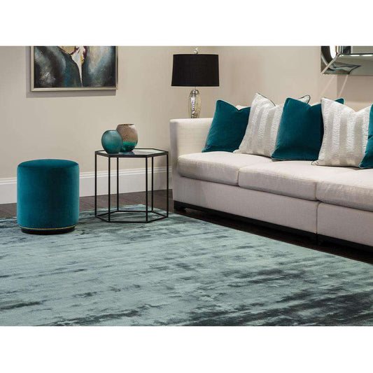 Katherine Carnaby Chrome Petrol Rug - Love-Rugs alternate image